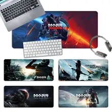 

Popolar Mass Effect Gaming Mouse Pad PC Laptop Gamer Mousepad Anime Antislip Mat Keyboard Desk Mat For Overwatch/CS GO