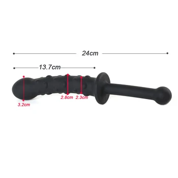 VETIRY Handle Anal Plug Butt Plug Vagina Stimulator Anal Sex Toys for Women Big Dildo Realistic Dildo G Spot Massage 2