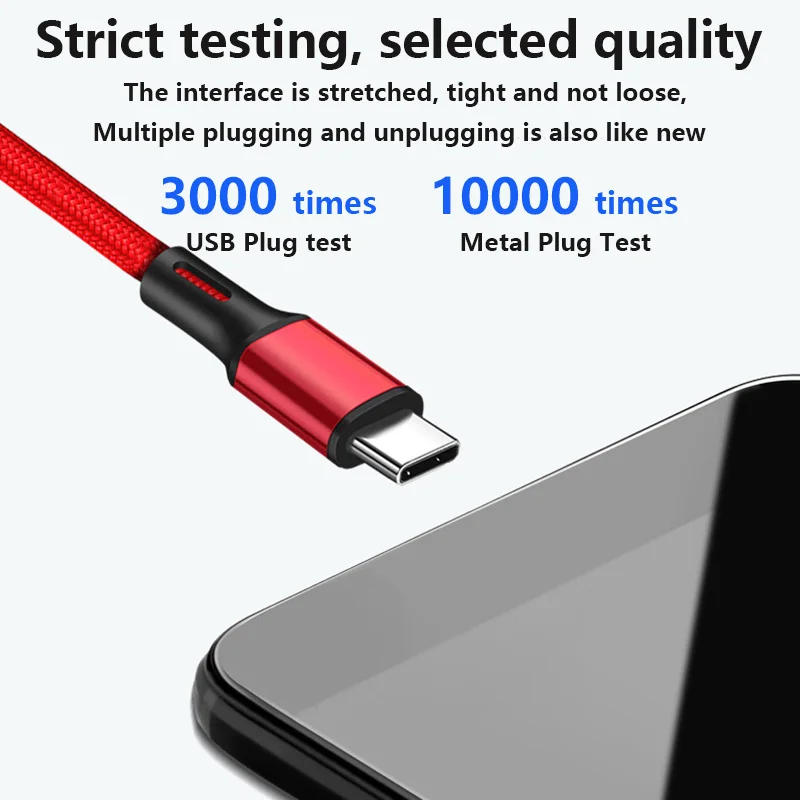 Fast Charge Short Type-C USB Cable for Samsung Huawei Power Bank Use 25cm Micro USB Cable for Iphone USB to Type C Cable