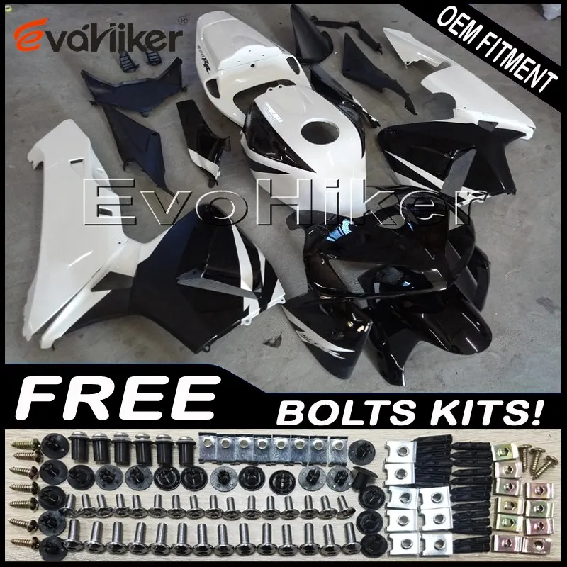 Заказной обтекатель мотоцикла для CBR600RR 2005-2006 F5 05 06 ABS пластиковые мотоциклетные панели литьевой формы оранжевый черный+ подарки - Цвет: D