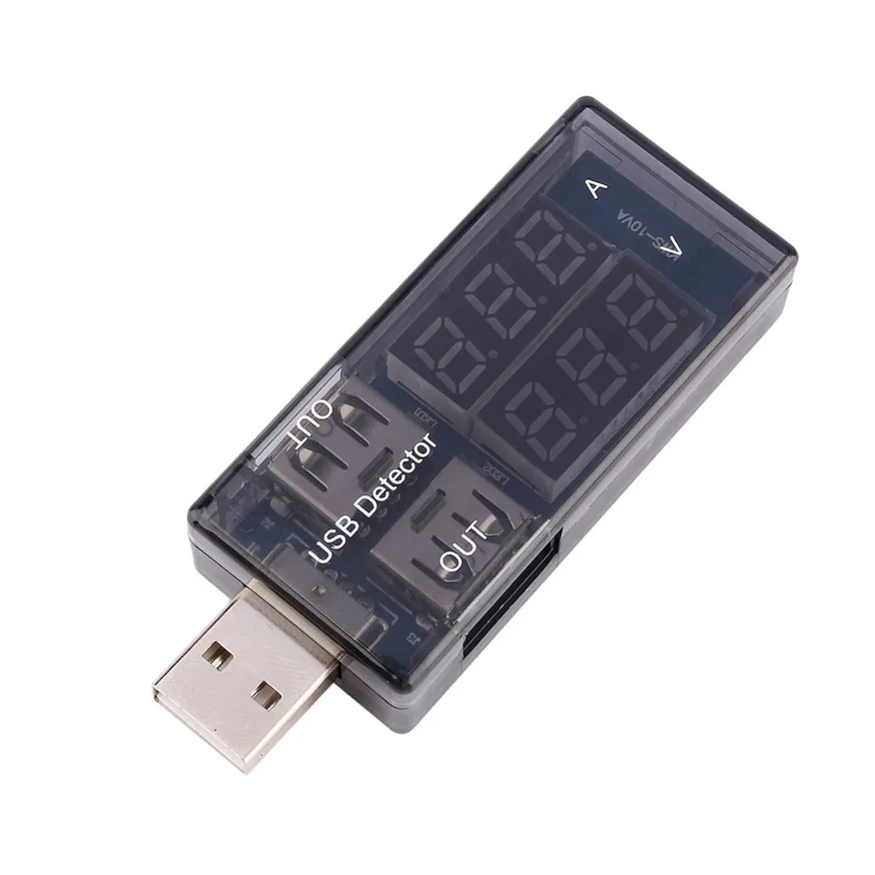 Tester Di Corrente E Tensione USB, Amperometro Di Tensione, Tester Di Tensione Con Display A Doppia Tabella - Foto 2