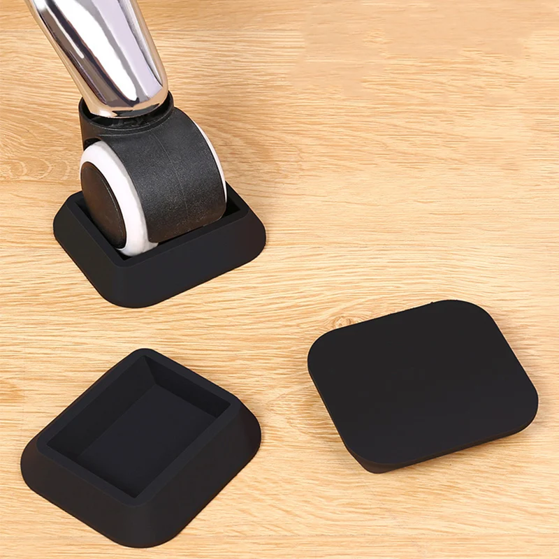5PCS Rubber Furniture Caster Cups Sofa Chair Bed Foot Wheel Stoppers Prevents Scratches Hardwood Floor Protectors Black 5PCS Rubber Furniture Caster Cups Sofa Chair Bed Foot Wheel Stoppers Prevents Scratches Hardwood Floor Protectors Black
