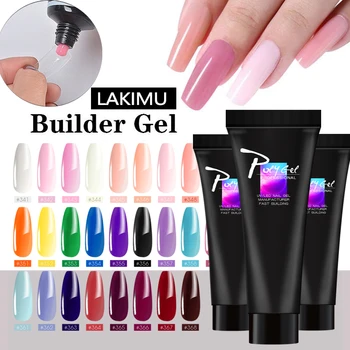

LAKIMU Acrylic Color PolyGel Kit Finger Extension Glitter Poly gel Nail Gel Diamond UV Building Gel Polish Fast Builder Gel