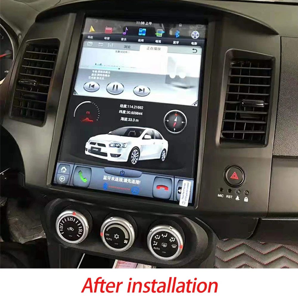 Tesla Android 8.1DIN автомобиль радио для Mitsubishi 2007- Lancer автомобильный мультимедийный плеер DVD gps навигации стерео радио DVD плеер HDMI