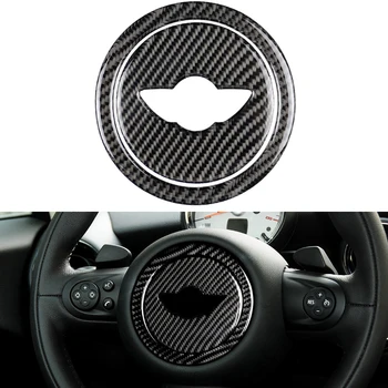 

Carbon Fiber Steering Wheel Stickers Cover Trim For Mini Cooper Clubman R55 R56 Countryman R60 Paceman R61 Accessories
