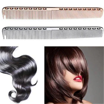 

Thin Coarse Hairbrush Hair Brush Comb Stainless Steel Professional anti-static Hair Comb Home Use Salon Hairdressing Comb