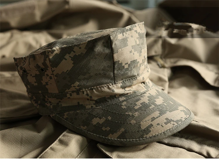 Тактическая американская армейская BDU Кепка s камуфляжная Мужская Военная восьмиугольная кепка RipStop Боевая шапка для охоты