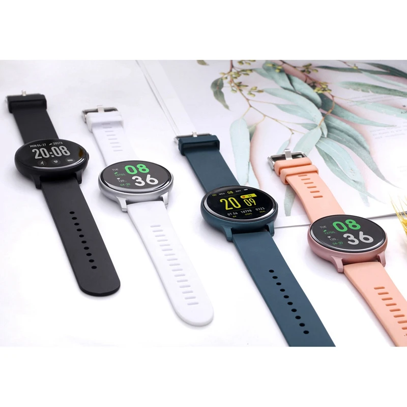 Kw19 Men Smartwatch Waterproof Wearable Device Heart Rate Monitor Color Display Sports Women Smart Watch for Ios Samsung Pk Dt88