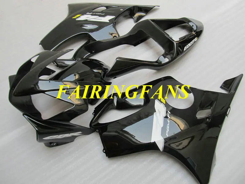 Инжекторный комплект для HONDA CBR600F4I 01 02 03 CBR600 F4i 600F4I 2001 2002 2003 глянцевый черный Обтекатели на кузов+ подарки HV13