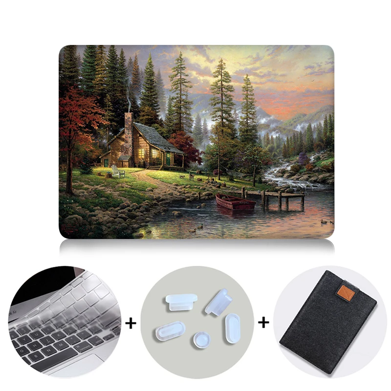 MTT чехол для ноутбука Macbook Air Pro retina 11 12 13 15 с сенсорной панелью, масляной краской, чехол для mac book Pro 13,3, 15,4 дюймов, чехол - Цвет: MB13