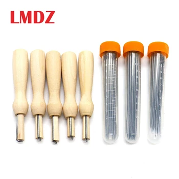 

LMDZ 60Pcs 3 Sizes Wool Felting Needles With 5Pcs Wooden Needle Felting Pen Kits with Clear Bottles Needle Felting Kit Tool