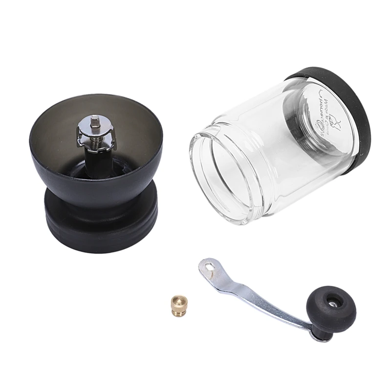 Portable Hand-Held Coffee Grinder Professional Manual Grinding Device Vitreous Manual Coffee Grinder Thickness Adjustable