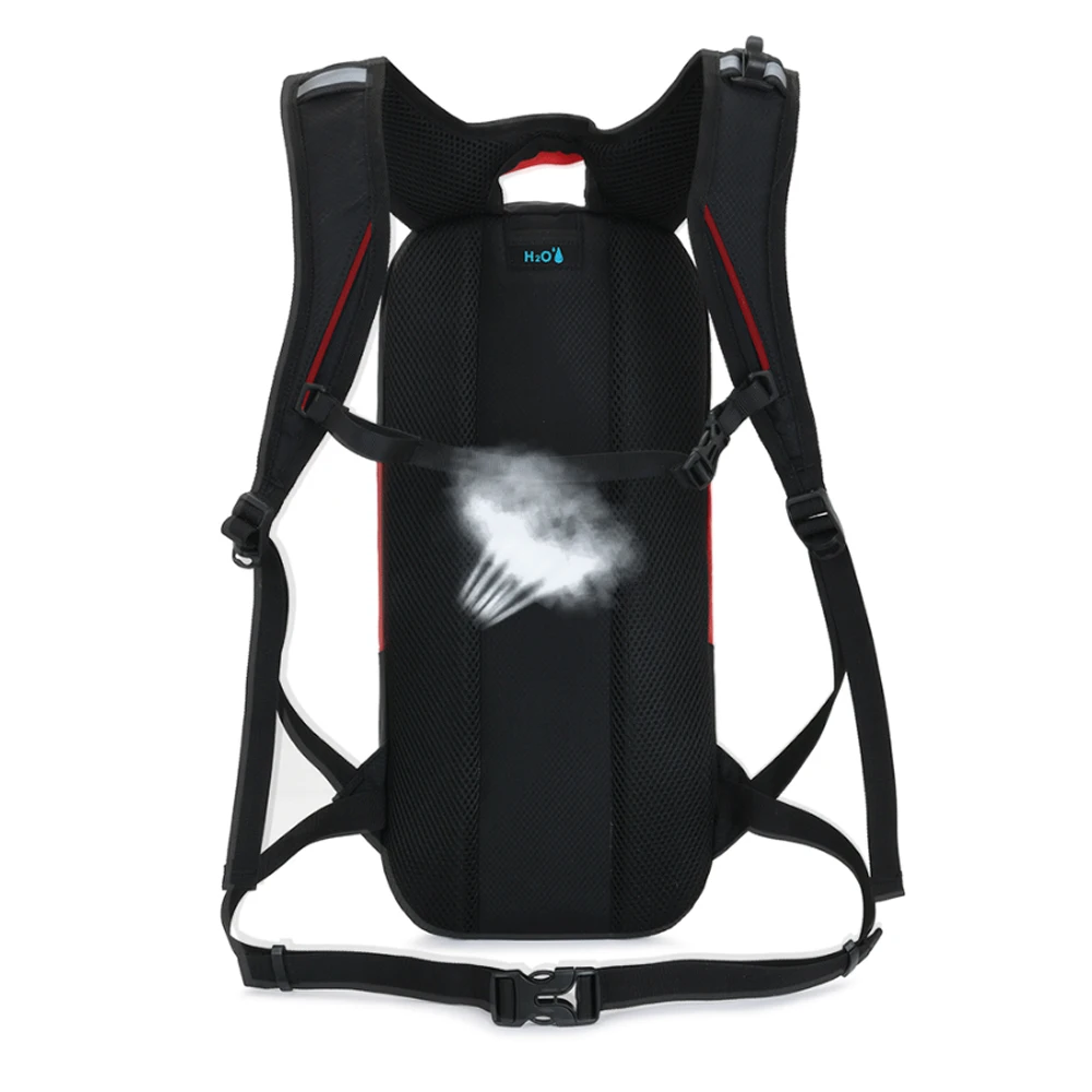 New 10L MTB Bike Backpack with Night Reflector Strips Helmet Strap Design Outdoor Sports Cycling Running Backpacks Water Bag 3