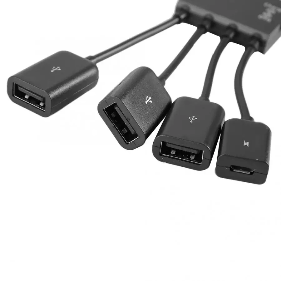 Микро usb-хаб OTG Зарядное устройство хост кабель Шнур кардридер конвертер адаптер