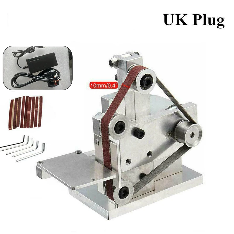 

Electric Belt Sander Mini DIY Polishing Grinding Machine Metal Wrenches