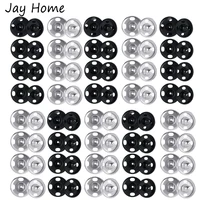 100/50PCS Press Buttons Sew on Snap Buttons Metal Snap Fastener Buttons Press Button for DIY Garment Sewing Clothing 8/10MM 1
