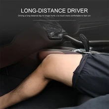 Автомобильное сиденье, подушка для ног, Кожаная подушка для ног, удобный наколенник, поддержка бедра для BMW серии с памятью пены