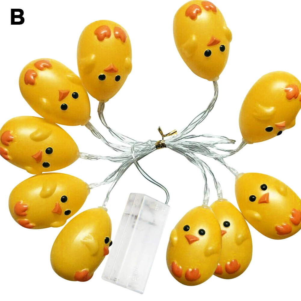 HOT Fancy Chick 10/20 LEDs Light Battery Powered exciting LED light Chick Shape Warm White Home Wedding Party Garden Decoration