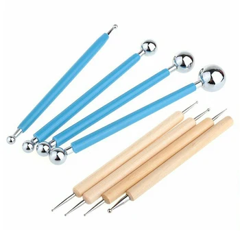 

18PCS sculpting tool Pottery Tool Wood Handle Pottery Set Wax Carving Sculpt Smoothing Polymer Shapers Pottery Clay Ceramic TooL