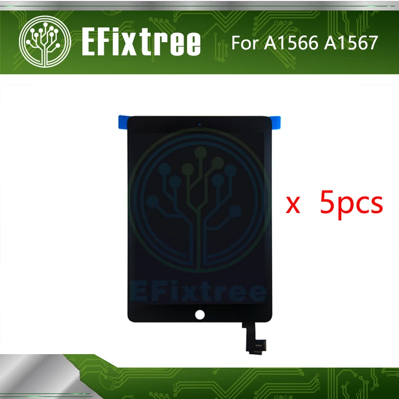 5pcs/lot Full New A1567 A1566 Lcd Touch Screen Assembly For Ipad Air 2