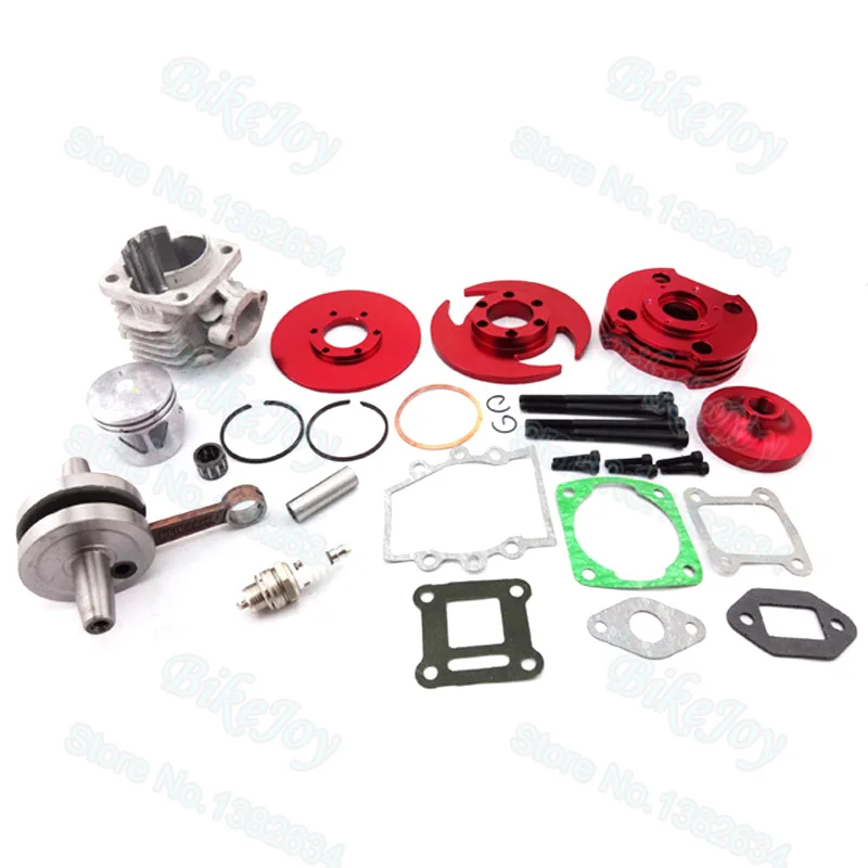 High Performance Big Bore Kit 44mm Cylinder Piston Crankshaft Set for 47cc 49cc Mini Moto Dirt Pocket Bike ATV Quad Minimoto