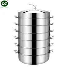 23 дюймов, пароварка для приготовления пищи, многофункциональная, очень большая, коммерческая, 60 см, 3-6 слоев, пароварка для приготовления пищи, горшок, горячий горшок, суп