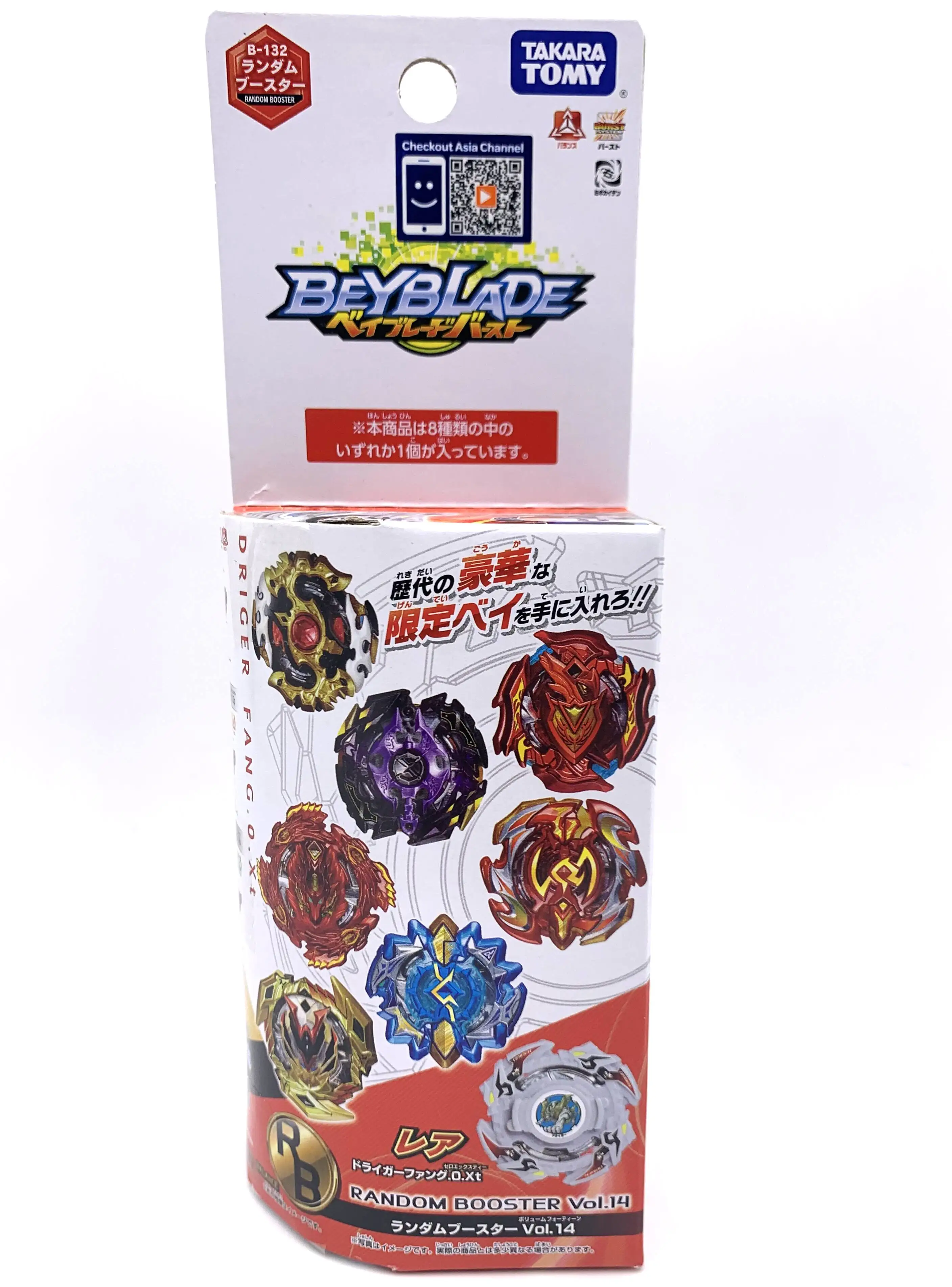 Takara Tomy бесплатная доставка в наличии оригинальный Beyblade взрыв случайный Booster Vol.14