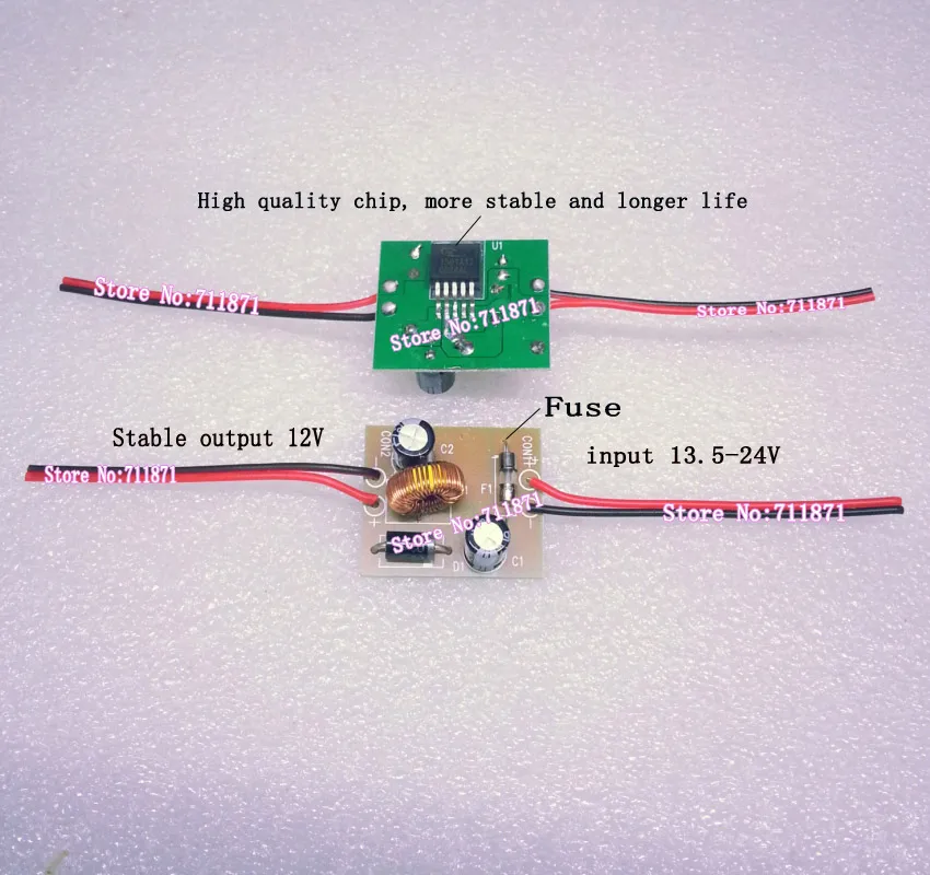 Fuse 24V to 12V ship Voltage Regulator Car Power Converter Stabilized voltage circuit motorcycle transformer | Компьютеры и офис
