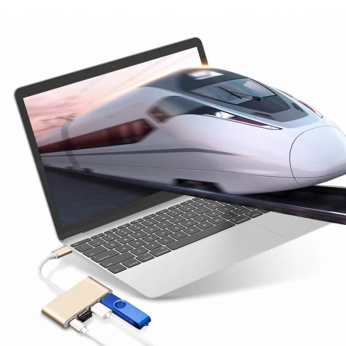Type C USB 3,0 хаб зарядный адаптер портативный для мобильного телефона ноутбука домашний офис VDX99