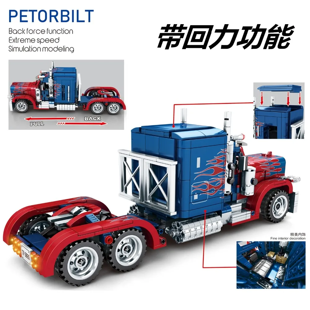 Sembo 701803 Heavy PETORBILT Truck