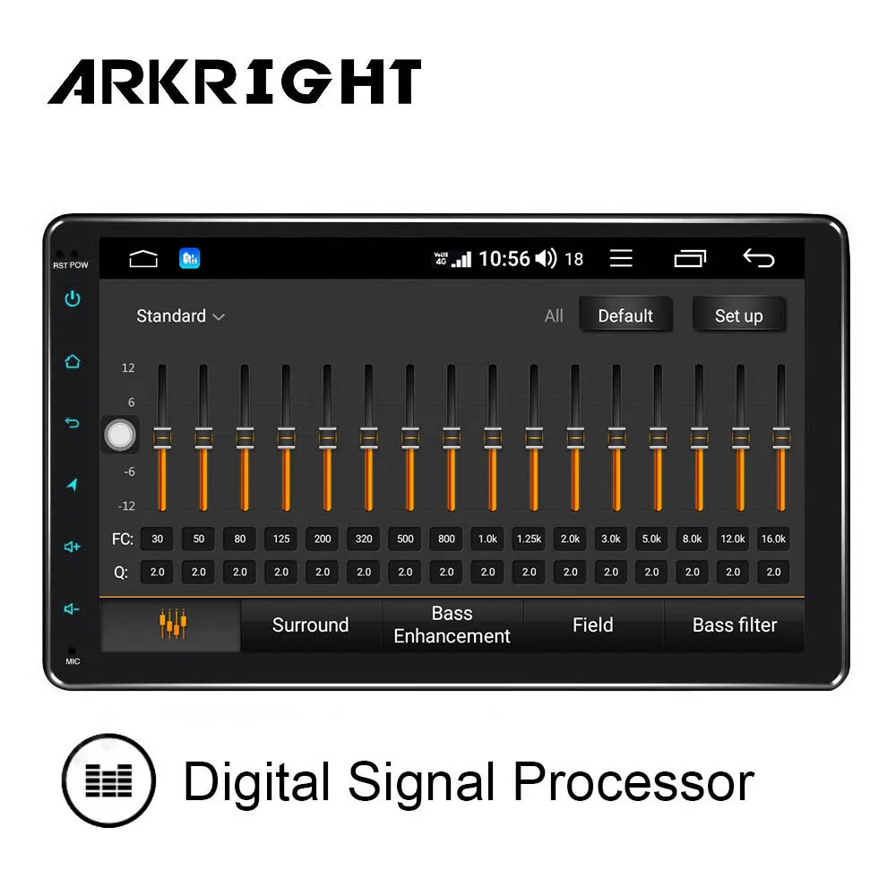 Автомобильный мультимедийный плеер ARKRIGHT 9 дюймов, 4 ГБ, 64 ГБ, 1 din, автомагнитола, Android 8,1, стерео, gps, Navi, видео выход, 4G, ips, Carplay