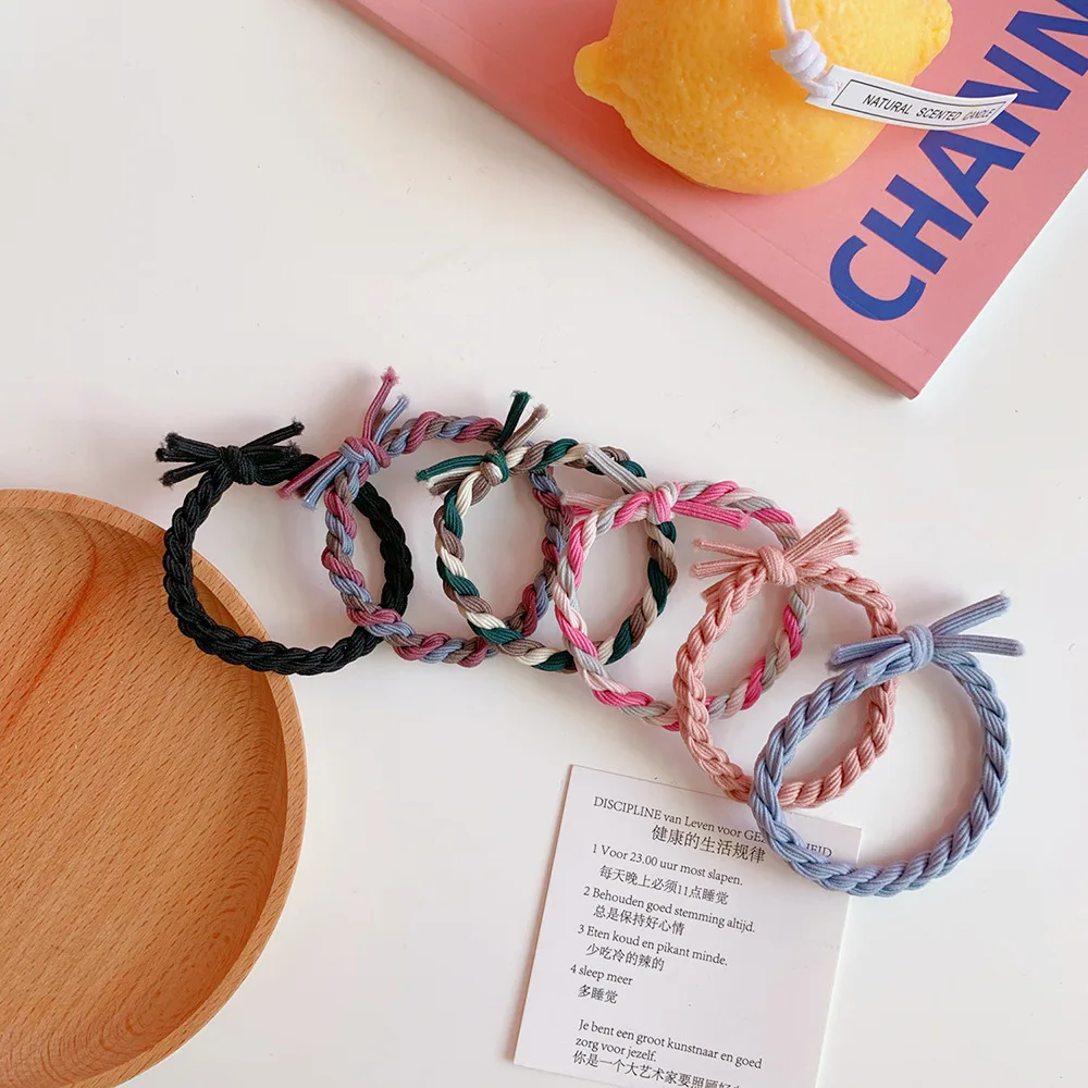 

Small Fresh Hot Selling Hand-woven Hair Tie Kawaii Hair Accessories Head Ornaments Christmas Ornaments