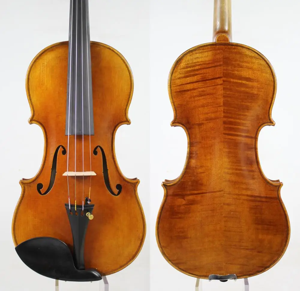 Copia di Giuseppe Guarneri Del Gesu 1743 Cannone 4/4 violino Ricco chiaro! Risposta veloce! Il caso libero, arco, e trasporto libero!