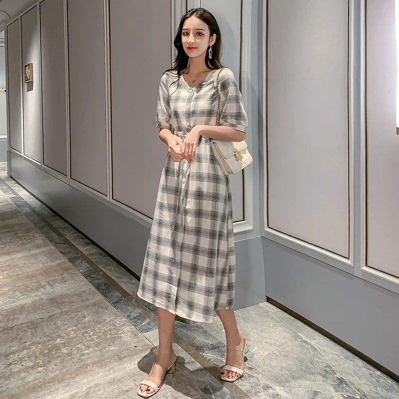 Хлопковое льняное осеннее платье больших размеров вечерние платья для девочек