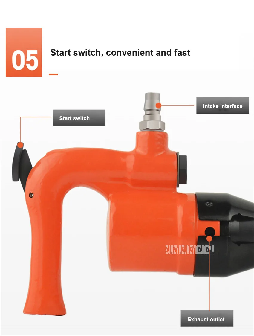 CZ-C4 Industrial Powerful Air Shovel Handheld Small Rust Remover Pneumatic Tools Air Hammer Pneumatic Shovel 8/Jmin 35/H2min