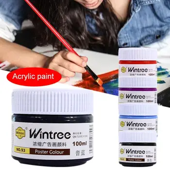 

Acrylic Pigment Fabric Ceramic Art Supplies Wood Drawing Waterproof 100ml Novelty Special Acrylic Paint Painting Graffiti