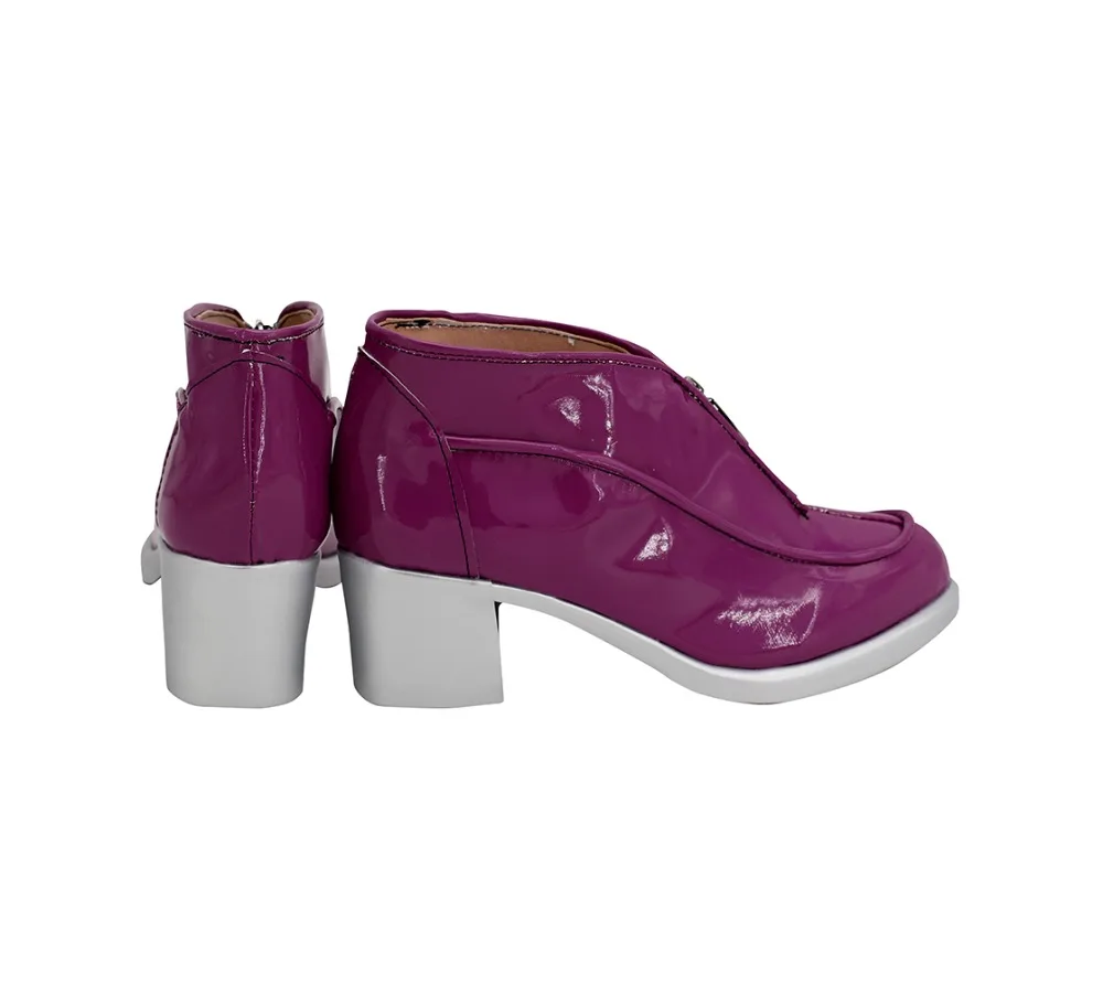 JoJo's Bizarre Adventure Giorno Giovanna Cosplay Shoes Purple Boots Custom Made (5)