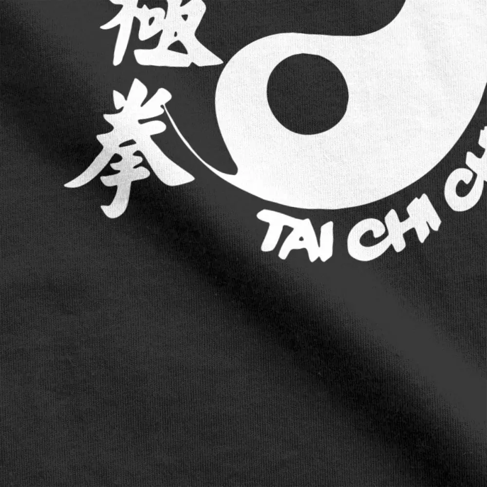 Midnite Star Tai Chi Chuan T Shirt Men's Pure Cotton Hipster T-Shirts Crew Neck Tees Short Sleeve Clothing 4XL 5XL 6XL