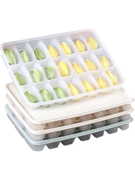 

Lock&lock Multi-storey Tray Freezing Dumplings Box Household Refrigerator Mesh Division Fresh Wonton Boiled Dumplings Accept Box