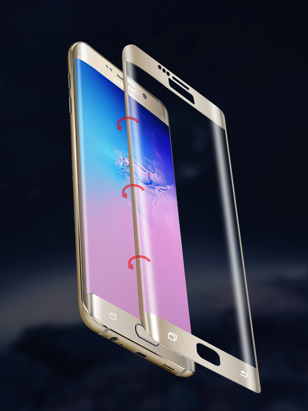 Полная защита для экрана для samsung Galaxy S9 S8 Plus S7 Edge Защитная пленка для экрана samsung Note 9 8 S9 S8 Plus S9