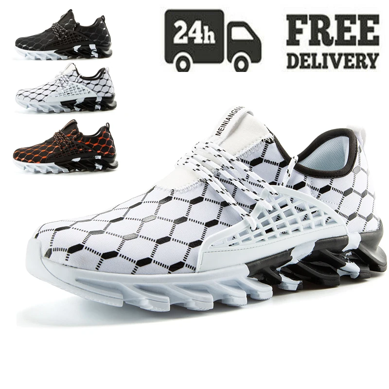 

Damyuan Fashion Men Comfortables Breathable Non-leather Casual Lightweight Running Wear-resistant Gym Shoes Sneakers Jogging
