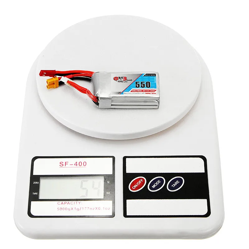 2 шт. Gaoneng GNB 550mAh 11,1 V 80C 3S Lipo батарея JST и XT30 разъем для lizzard95 torent 110 FPV гоночный Дрон RC Квадрокоптер