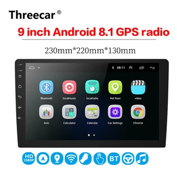 

9 inch Android 8.1 universal Car Radio 2 din android car radio DVD Player GPS NAVIGATION WIFI Bluetooth MP5 Player