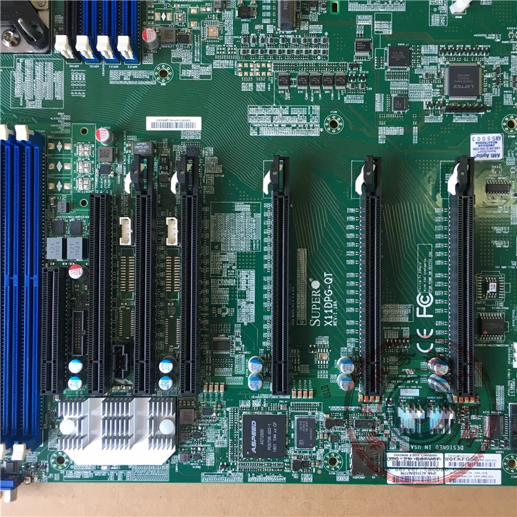X11DPG-QT LGA3647 4car GPU двойной 10 ГБ, оптический порт двухканальный Серверная рабочая станция