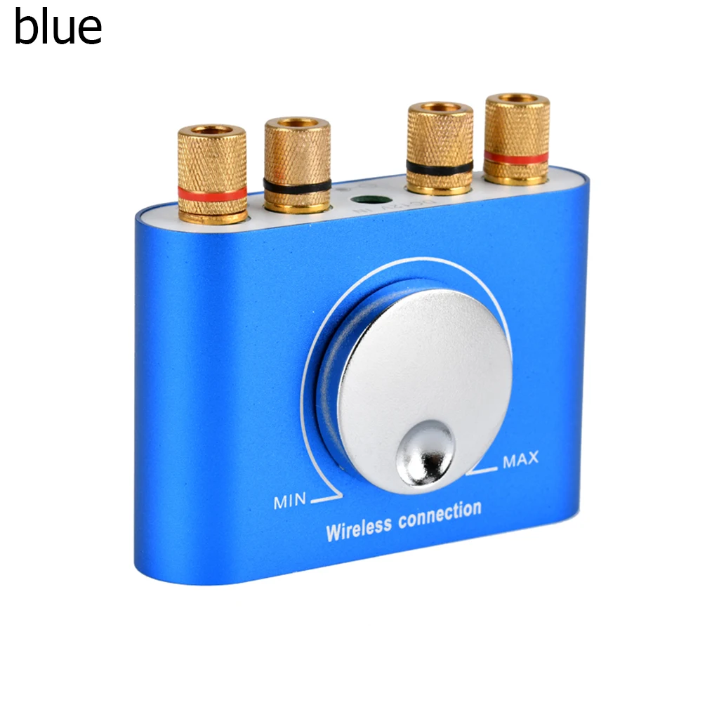TPA3116 мини-усилитель bluetooth усилитель мощности HiFi мини цифровой предусилитель аудио стерео усилитель звука домашнего кинотеатра - Цвет: blue