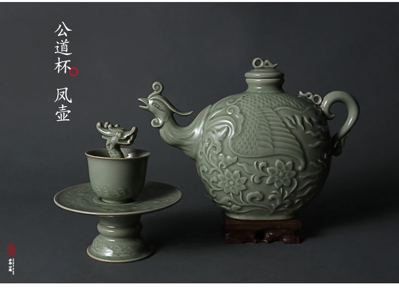 Китайский ShangLin печи Celadon фарфор гайвань КИТАЙСКИЕ чашки и чаша для чая керамическая посуда Чайный горшок набор