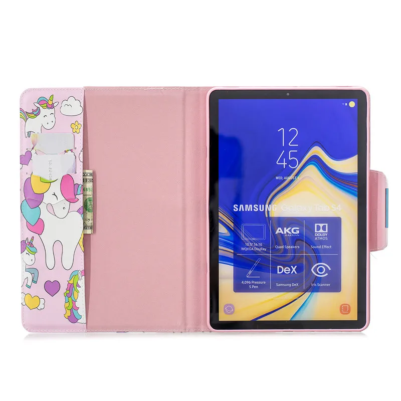 Wekays чехол для samsung Tab S4 10,5 кожаный чехол с единорогом для samsung Galaxy Tab S4 10," SM-T830 T835 чехол