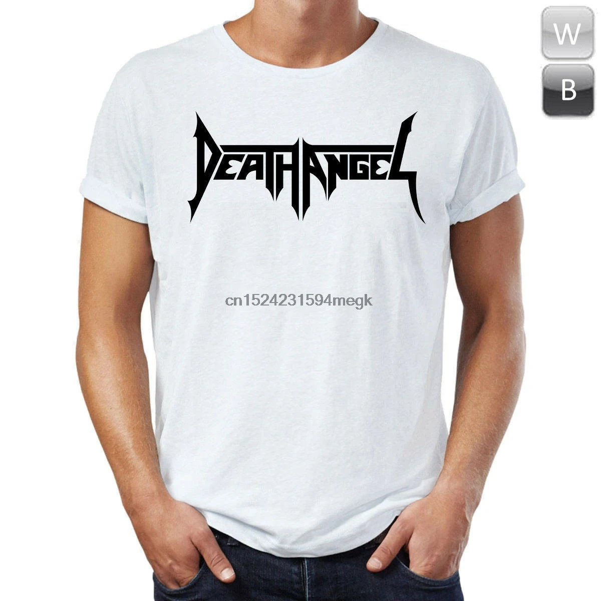 Футболка с логотипом Death Angel черная рок-группа музыка крутой подарок графическая