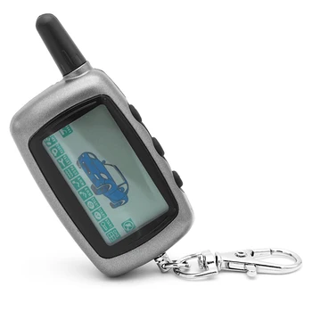 

A9 Keychain Key Fob Chain LCD Remote Controller For Starline A9 A8 Twage Two-Way Car Alarm Systems