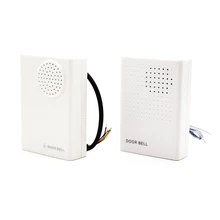 Дверной звонок 12V проводной и аккумулятор два типа дверной звонок для система контроля допуска к двери ding-dong звук